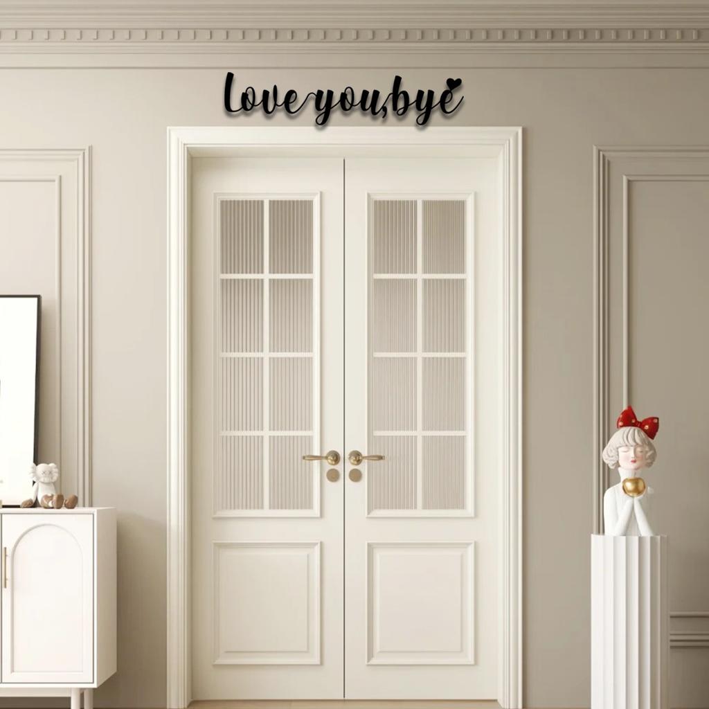 1Pc Iron Wall Art, Christmas/Valentine's Day Decoration, Suitable for Hallways, Bedrooms, Living Room Wall Decoration, Indoo