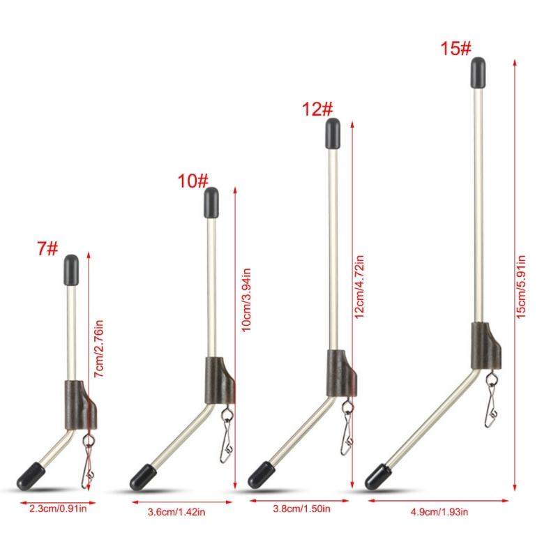 Quickly Install PVC Fishing Swivels Rod Tangles Resistant Design Enhances Line Management Systems