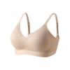 Small lace texture soft support women gather bra small chest no steel ring