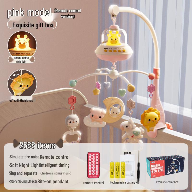 Children's Bed Bell Hanging Ornament - Baby Crib & Stroller Soothing Lullaby Rattle Toy