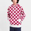 Vans Exclusive Checkerboard Hoodie Men Hoodie Red White VN0A4URI0PZ