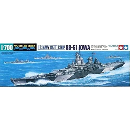 

Tamiya 31616 США. ЛИНЕЙНЫЙ КОРАБЛЬ BB-61 IOWA (Японский импорт)