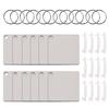 12x Wooden Keychains Sublimation Blanks Keychain Ornament for Jewelry Making