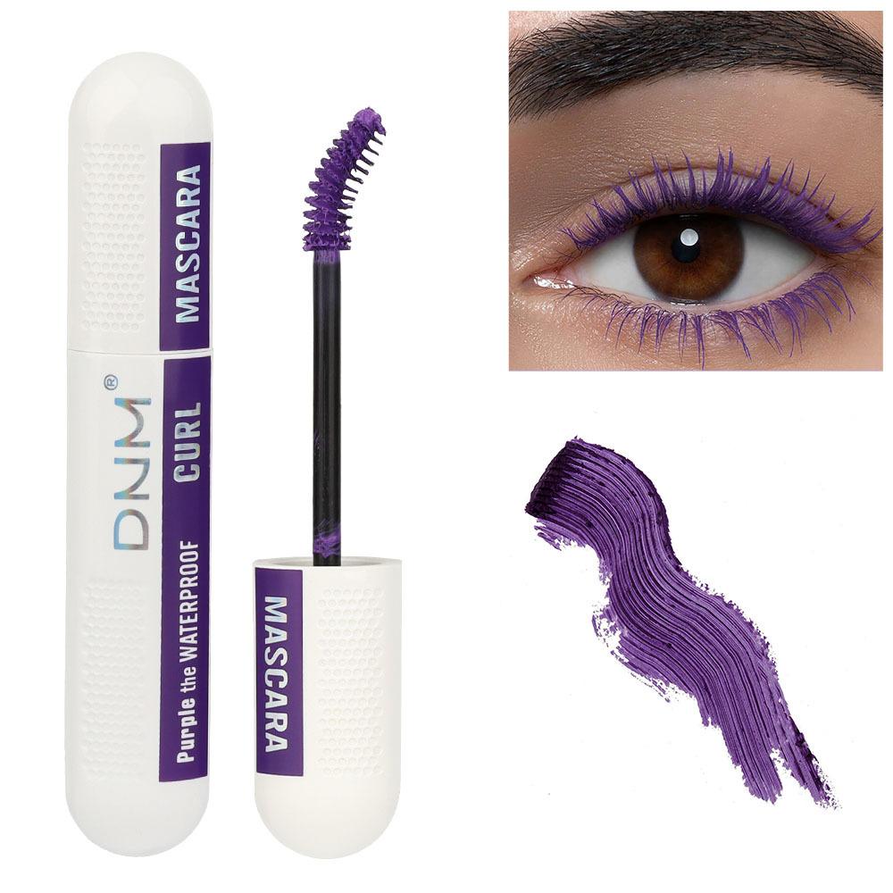 DNM Mascara Multi-Colour Curl Natural Утолщающая долговечная водостойкая тушь для ресниц без размазывания 04