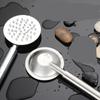 Handbrause Edelstahl Booster Duschkopf Silikon Wasserauslass Wassersparend Rund Quadratisch Badezimmer Duschkopf Set
