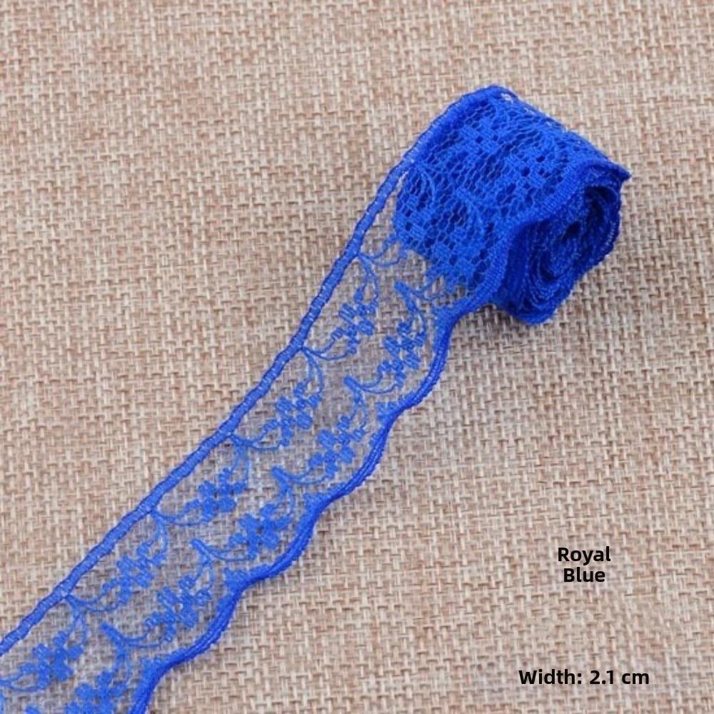 10 Meters Roll Lace Ribbon Non-Stretch Embroidered Net Trim New Unilateral Lace Trim  Decoration