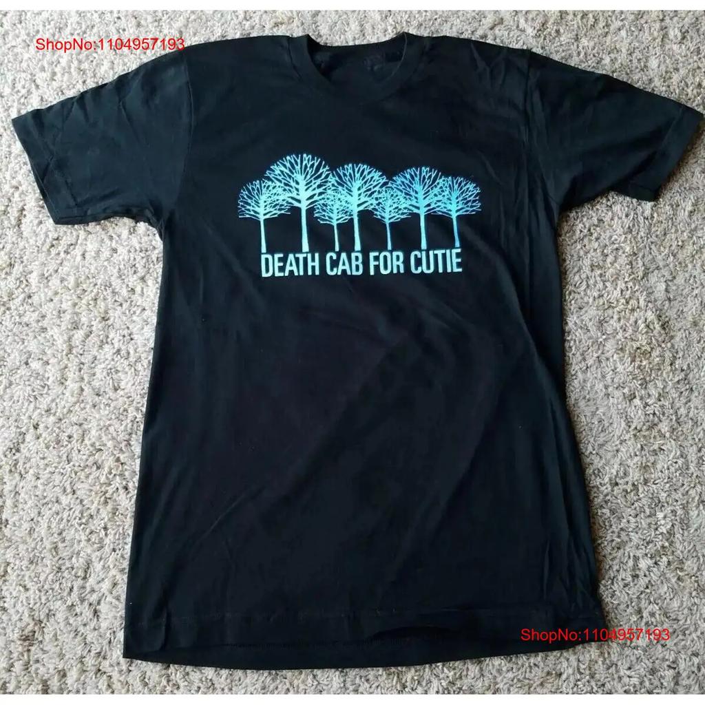 Vtg DEATH CAB FOR CUTIE Band Cotton Black Full Size T Shirt Webp Vintage Washed Streetwear Top For Everyday Wear Slightly Soft