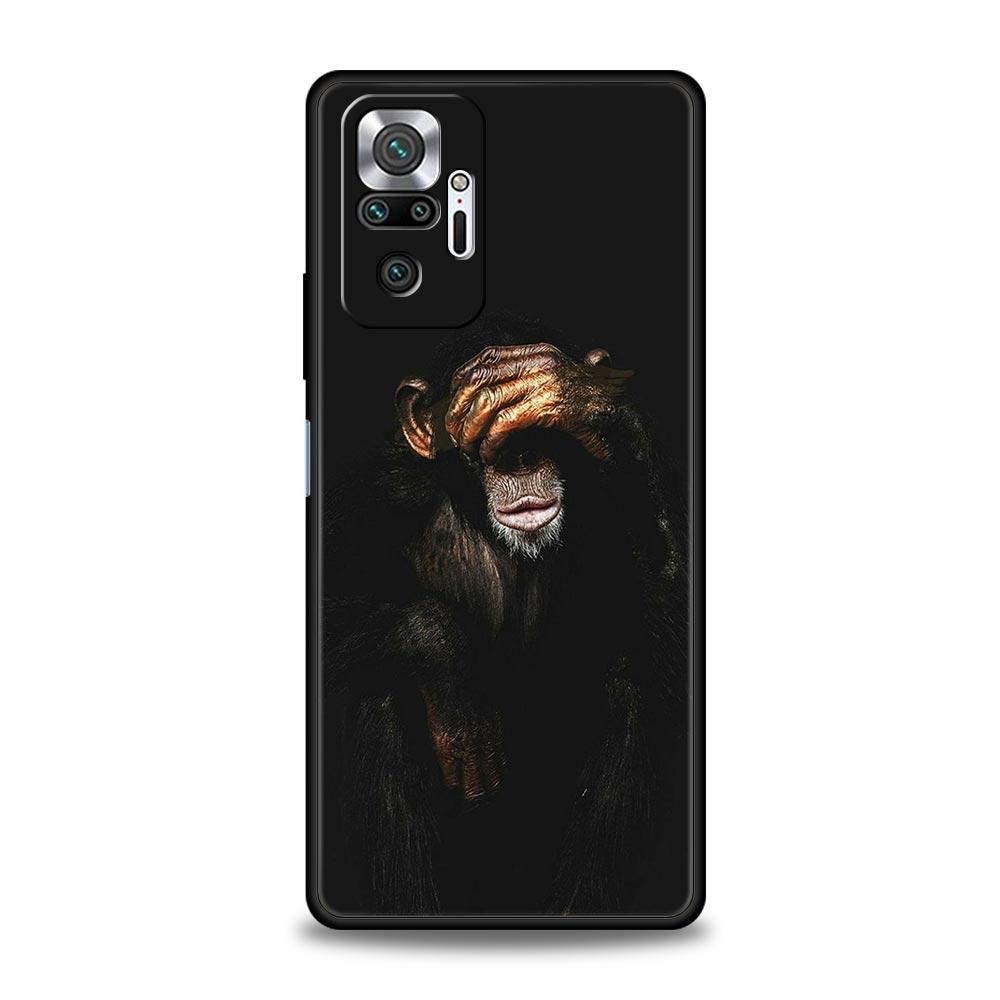 Süße Lustige Affen Handyhülle Für Xiaomi Redmi Note 14 13 12 5G 11 10 Pro Plus 4G 9S 9 14C 13C 12C 10C 9C 9A Weiche TPU Hülle