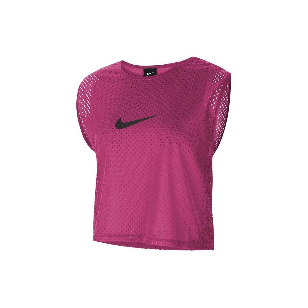 Nike Logo Print Round Neck Sleeveless Sports Vest Women Tops Deep-Pink DV7425-616