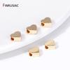 14K Gold Plated Brass Star/Crown/Apple/Heart Spacer Beads Loose Beads For Jewelry Making Supplies DIY Jewelry Accessories