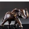 Statua Elefante Finto Legno Resina Artigianato Scultura Animale Decorazione Scrivania Ornamenti Arredamento Soggiorno Decorazioni Casa Moderno