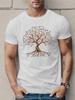 Tree of Life Men's Graphic T-Shirt Spiritual Nature Casual Tee Gift