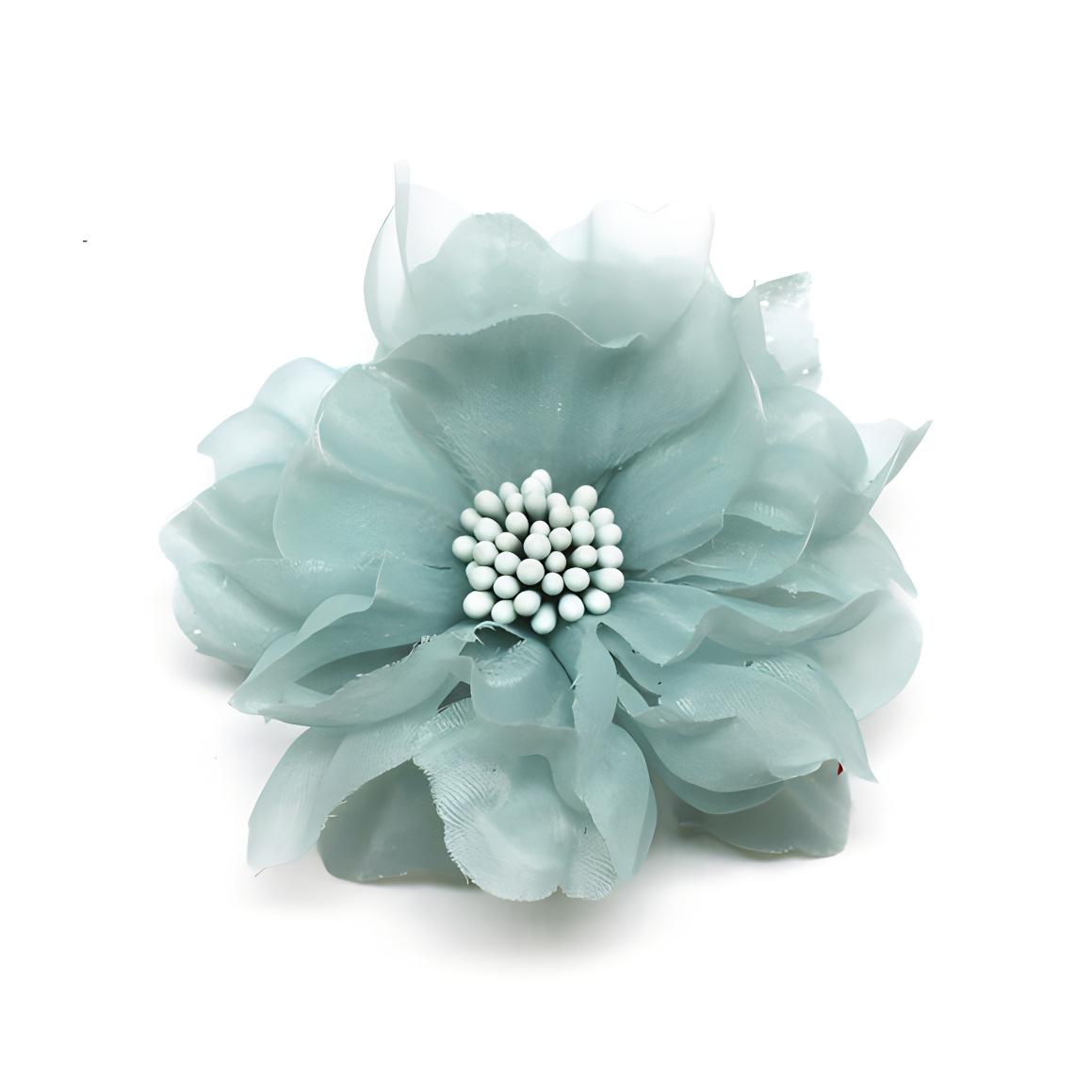 

Маленькая свежая брошь-цветок из ткани ручной работы, женственная брошь из шелковой пряжи, корсаж, ниша, высококачественный дизайн, булавка с ювелирными изделиями