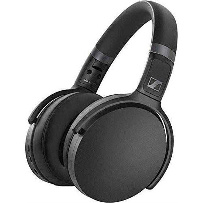 Casque Sans Fil - Sennheiser - HD 450BT - Réduction Active Du Bruit - Noir - Sur-oreille