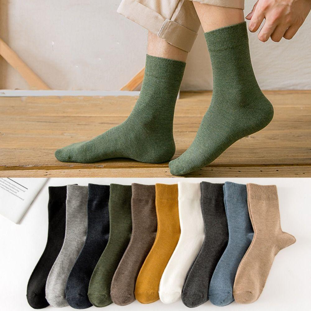 

Non-Slip Men s Mid-tube Socks Patchwork Cotton Ankle Socks Simple Men Casual Socks Men