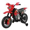 Children's Electric Motocross 3 To 6 Years 6 V Headlights Horn Music 102 X 58 X 66 Cm Red and Black