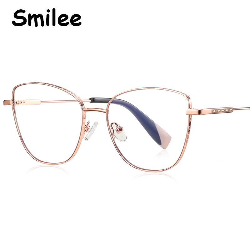 Reading Eyewear Eyeglass Frame Female Blue Feline +3 Stylish Spectacle Gold Tone Elegant Rose Sexy Eye Spectacle Premium Ladies Luxury Cat's