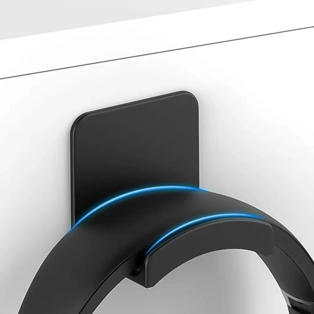 Universeller Klebe-Kopfhörerständer Wandmontierter Platzsparender Ohrhörer-Displayständer Kopfhörerhaken für Gaming-Headsets
