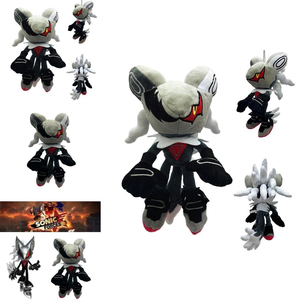 Kawaii 31cm Super Sonic Infinite Plüsch Shadow The Hedgehog Stofftier Cartoon Puppen Geschenke