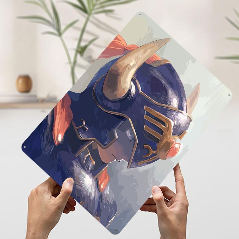 Dragon Quest Game Printed Poster Customized Wall Art Retro Vintage Metal Tin Signs for Bathroom Decor Aesthetic Decoration Room