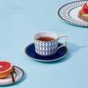 Wedgwood Golden Age Midnight Blue Cup & Saucer Set