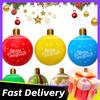 24 Inch PVC Giant Inflatable Christmas Ball PVC Inflatable Christmas Ball Outdoor Christmas Decoration Ball Festival Party Decor