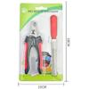 Pet Nail Clippers, Dog Nail Files, Dog and Cat Claw Pliers,professional Trimmers with Protection and Safety Locks