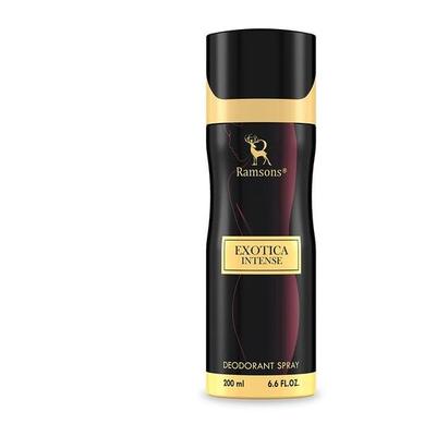 Ramsons - EXOTICA INTENSE Deodorant Spray |200 ML |  For Women | TN - Sweet, Plum, Peach, Orange Blossom | MN - Honey| BN - Amber, Woody