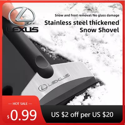 Interior Stickers Car Snow Brush Cleaning Shovel Glass Ice Scrapers Tool Accessorie For F SPORT ES UX 300e GS GX IS LS LBX
