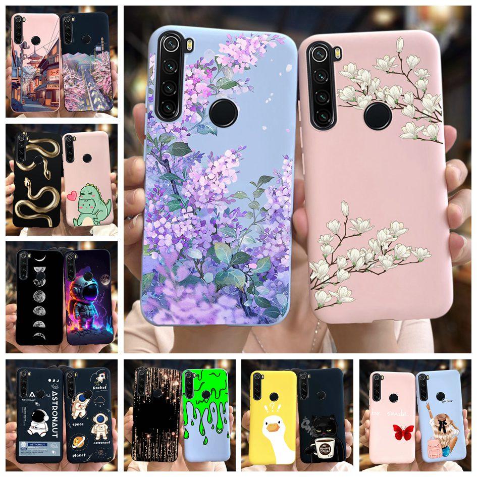 For Phone Cover Xiaomi Redmi Note 8 8T Case Popular Flower Slim Soft Silicone Coque For Xiaomi Redmi Note 8 Pro Note8 8 T Fundas