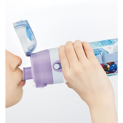 Skater Children's Water Bottle, 470ml, Disney Frozen Design, Size 25, Girls, Insulated, Stainless Steel, Lightweight, Sports Bottle, Kids' Water Bottl