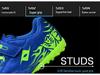 Xisailong Kids' Soccer Shoes, Velcro, TF Studs, for Primary & Middle School Students