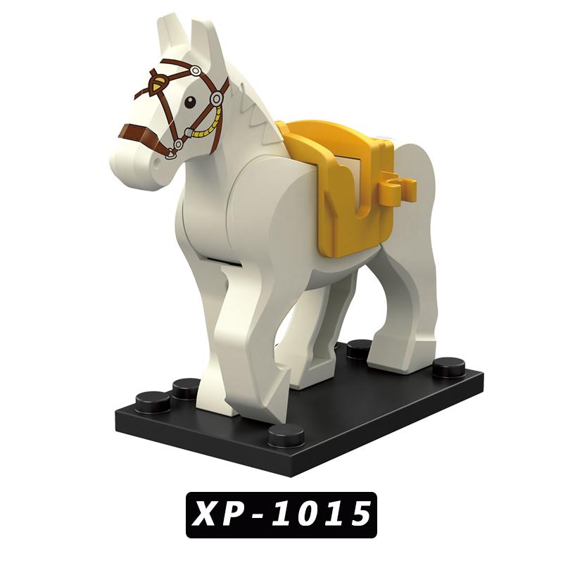 MOC Military War Horse Suitable For Mini-Figurines Building Blocks Accessories Boys Children's Toys Gift