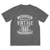 Vintage 1988 Tshirt Mens Harajuku T Shirt Cotton Birthday Gift  Old Tshirt Urban Tees Tops Streetwear Harajuku