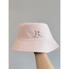 Bucket Hat Simple R Letter Trend Men and Women Versatile Casual Fashion Student Couple Outdoor Sun Protection
