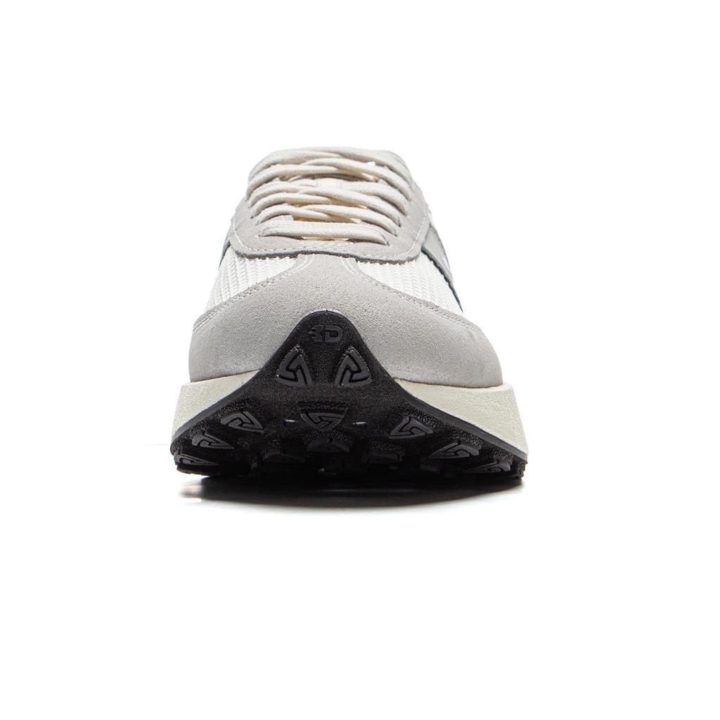 Li Ning Abrasion Resistant Slip Resistant Coverage Low Top Casual Shoes Unisex Beige Gray AZGV055-2