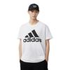 T Shirts Men's White Crew Neck Moderate Straight Fit Bk0936