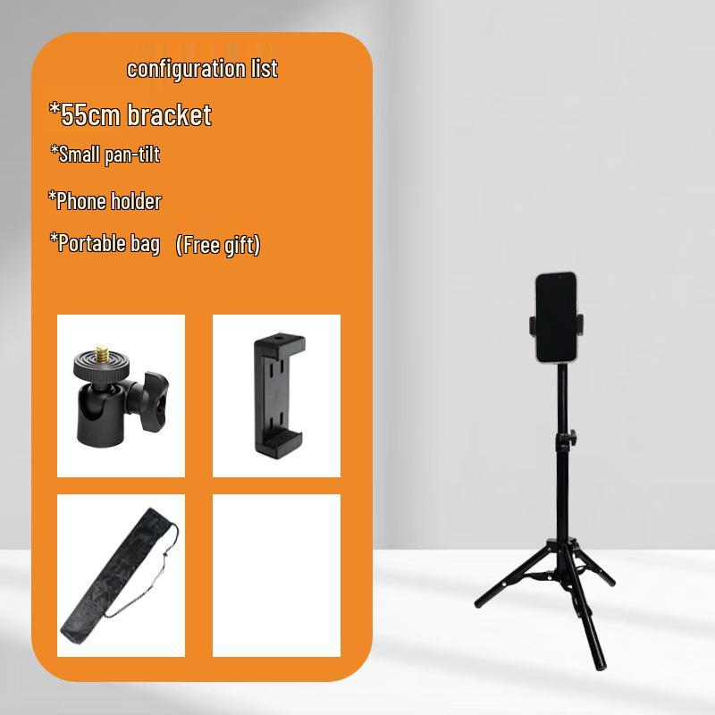 Bluetooth Self-Timer Floor Tripod: 2.1m Mobile Live Streaming Stand & 1.6m Photography Tripod
