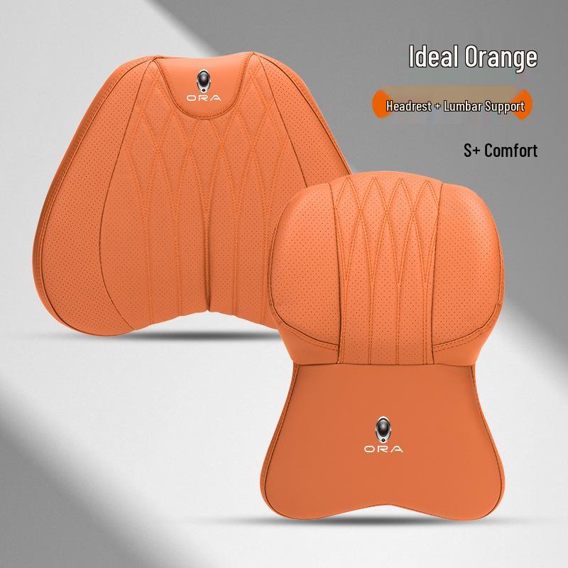 Good Cat Car Headrest & Lumbar Pillow Set for ORA Lightning/Ballet Cat Models