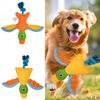 Squeaky Dog Toys 2 Pieces Aggressive Puppy Chew Toys Bird Indestructible Teething Interactive Accessories With Stuffed Cotton