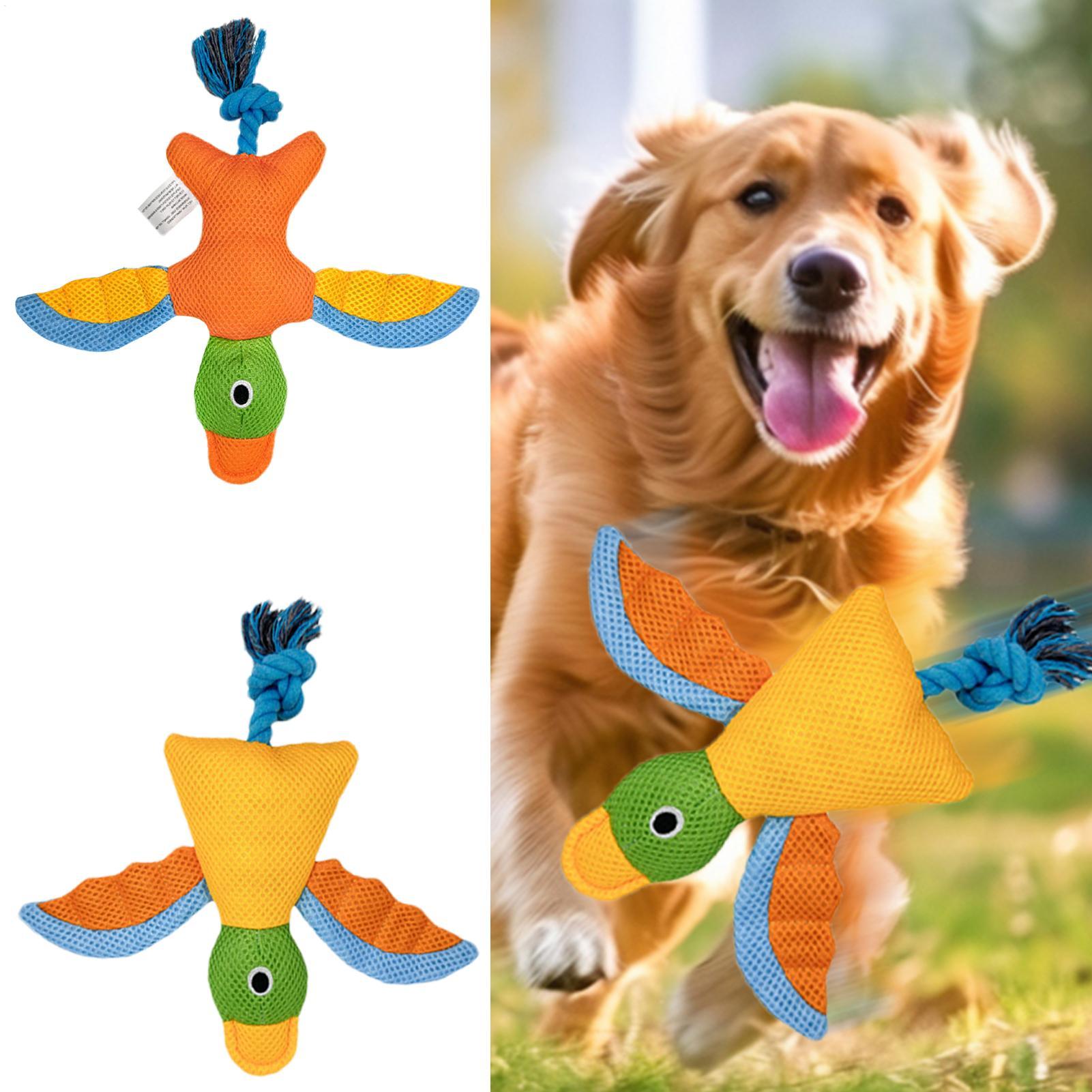 

Squeaky Dog Toys 2 Pieces Aggressive Puppy Chew Toys Bird Indestructible Teething Interactive Accessories With Stuffed Cotton China Mainland