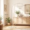 Modern arc floor lamp with remote control, elegant floor lamp, design floor lamp (only with arc floor lamp, battery not included)