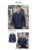 Men's Thickened Jacket: Middle-aged & Elderly Spring/Fall Style, Plus Velvet, Dad/Grandpa Outerwear, Ligao Autumn/Winter.