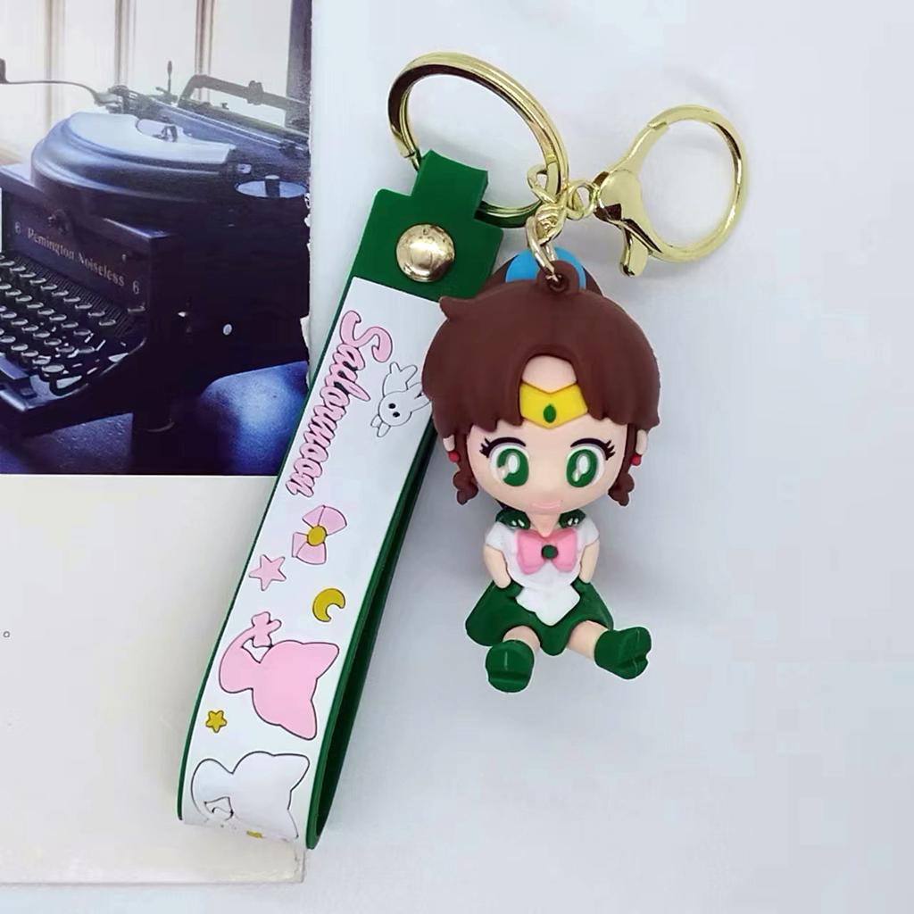 Creative Cartoon Girl Doll Keychain Bag Car Keychain Accessories Gift Wholesale Y2k Fashion Toys Anime Cartoon Kawaii Cute Frind