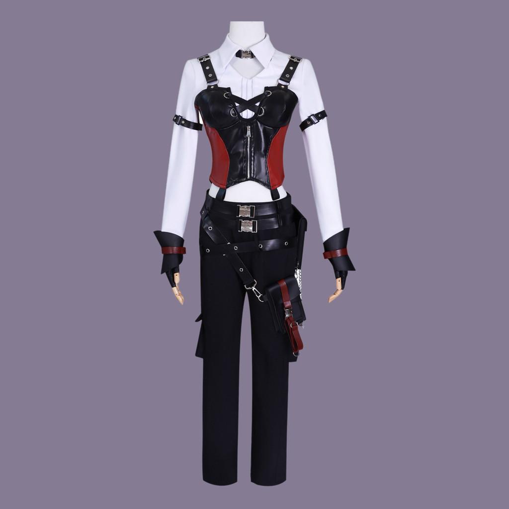 Coscosplay Street Fashion Hunter Miss Costume Set In Polyester For Game Anime Roleplay