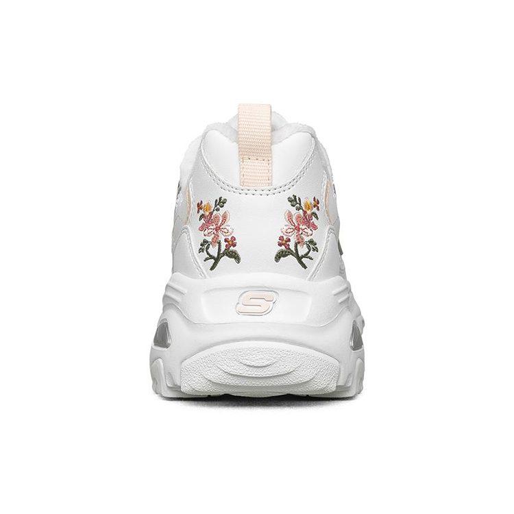 Skechers D'lites 1.0 'White Floral' Women's 66666325-WHT