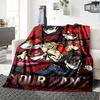 Name Custom Persona 5 Print Flannel Blanket High Quality Warm Comfortable Cover for All Seasons Perfect for Gifts Home Decor
