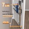 Wall-Mounted No-Punch Umbrella Rack: Large Capacity Doorway Holder