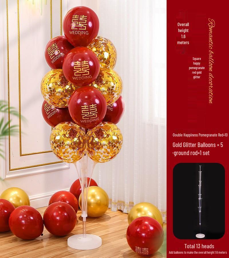 Romantic Wedding Floating Balloons Set: Bedroom & Table Decoration