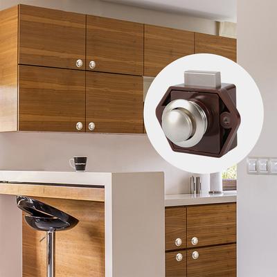 5 ks Kempingové auto Push Lock Nábytkový knoflíkový západkový zámek RV Loď Domov Skříň Zásuvka Západka Knoflíkový zámek Nábytkový zámek dveří Kování